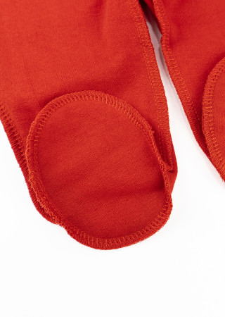 Christmas romper for baby with Penguins print