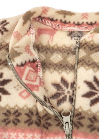 Теплий флісовий чоловічок на блискавці для немовлят