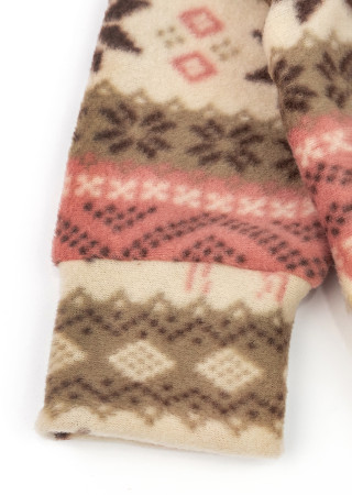 Теплий флісовий чоловічок на блискавці для немовлят