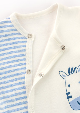 Newborn Interlock Set: Baby Jumpsuit with Matching Hat – Tori