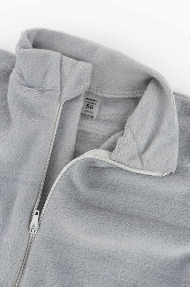 Однотонний флісовий комбінезон для новонароджених з вишивкою Cute