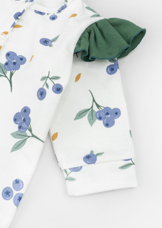 Jumpsuit with a botanical print headband