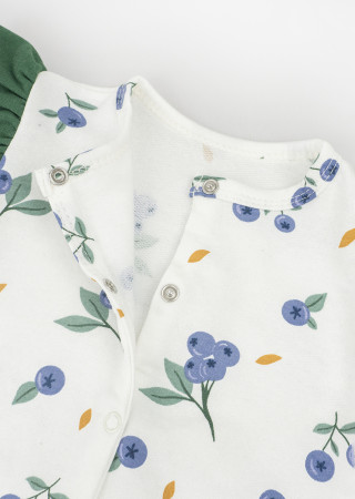 Jumpsuit with a botanical print headband