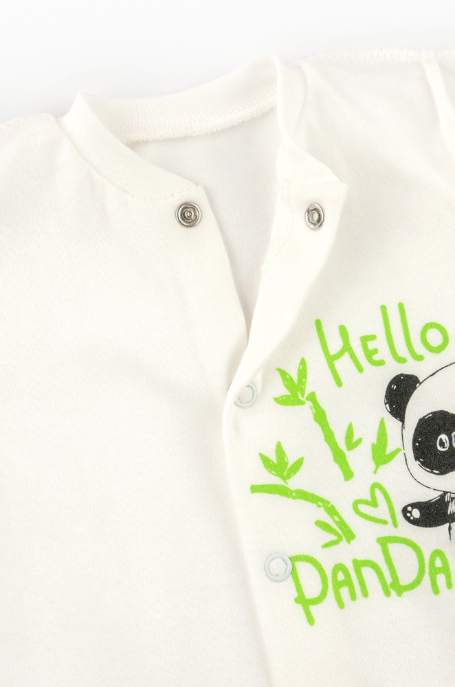 Однотонний чоловічок для немовлят з принтом Panda