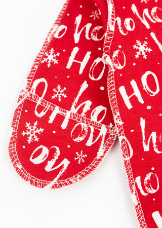 Świąteczny kombinezon z dzianiny dla niemowląt