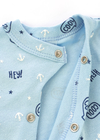 Hey Cool Baby Knit Jumpsuit with Snap Buttons