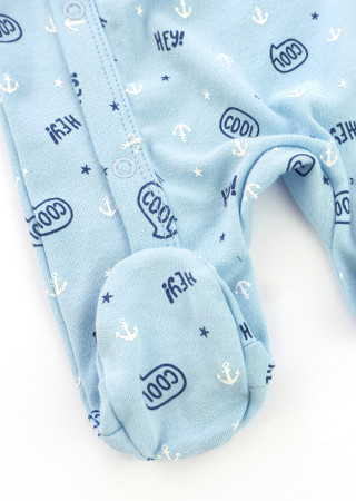 Hey Cool Baby Knit Jumpsuit with Snap Buttons