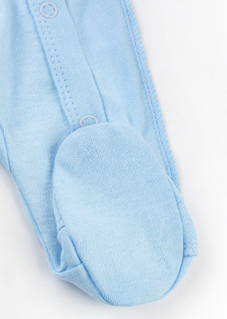 My Baby solid color newborn sleepsuit with snaps