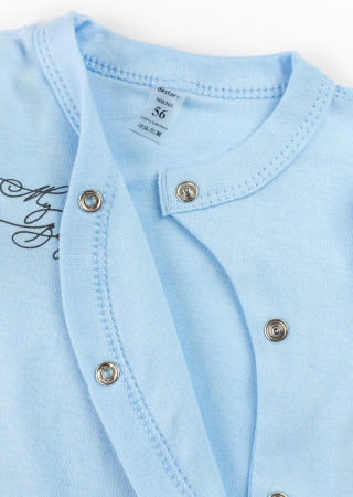 My Baby solid color newborn sleepsuit with snaps
