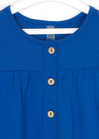 Girls Summer Dress with Buttons
