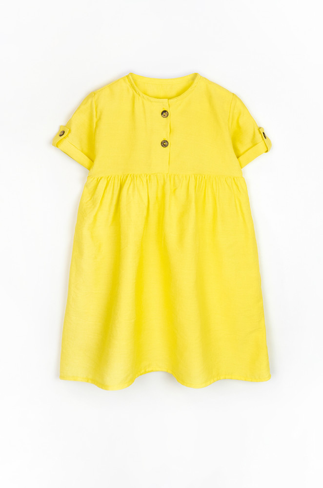 Loose Fit Short Sleeve Girls Dress