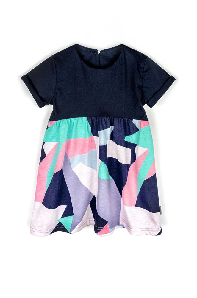 Summer Dress for Girls Abstract Kulir Fabric
